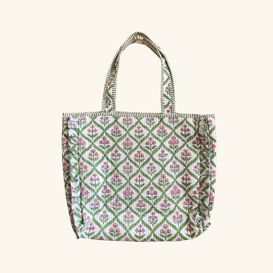 Rosemary Ruffle Tote