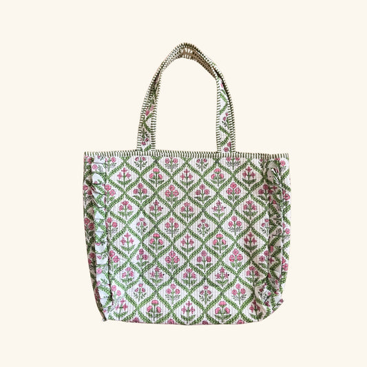 Rosemary Ruffle Tote