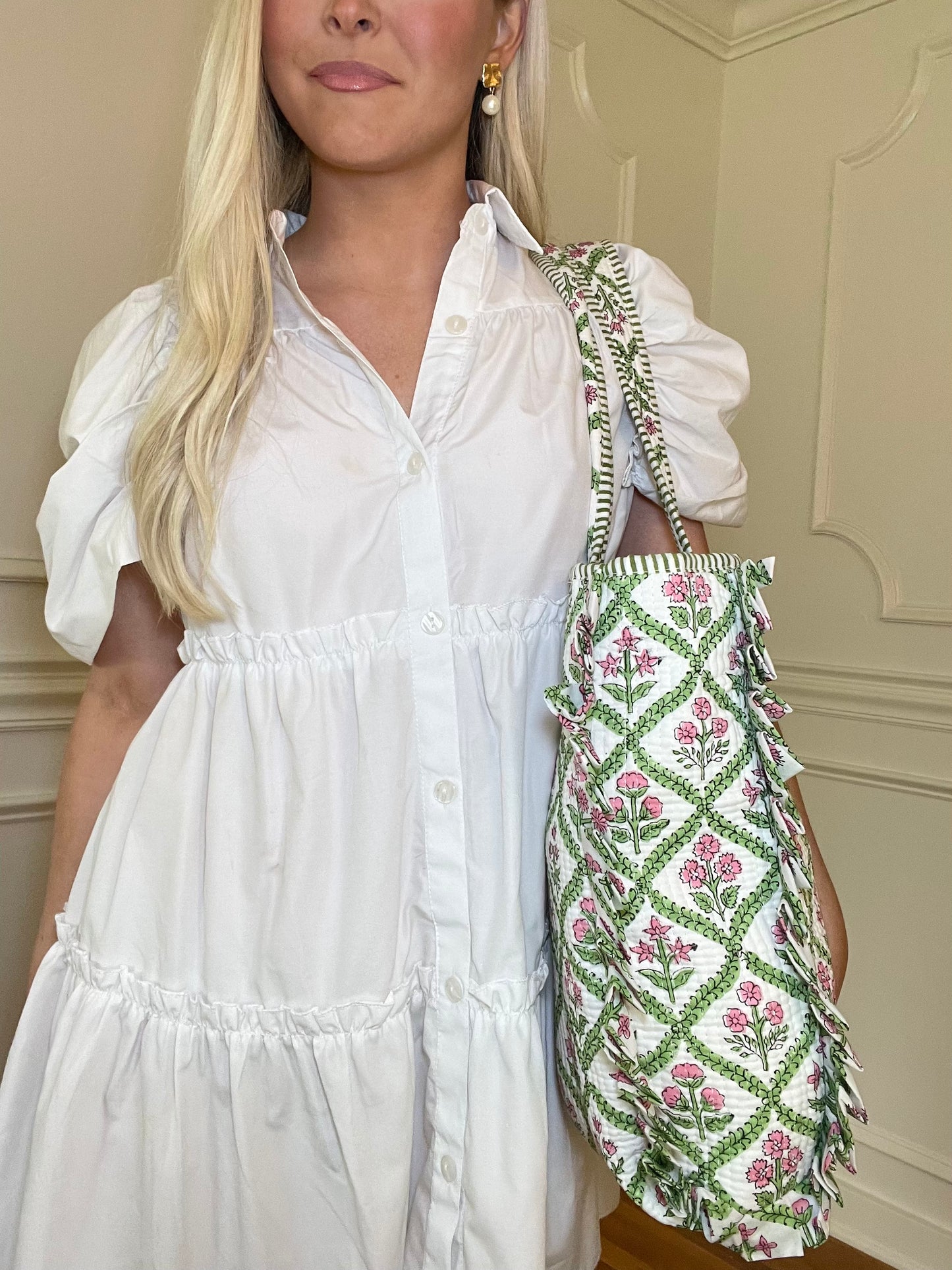 Rosemary Ruffle Tote