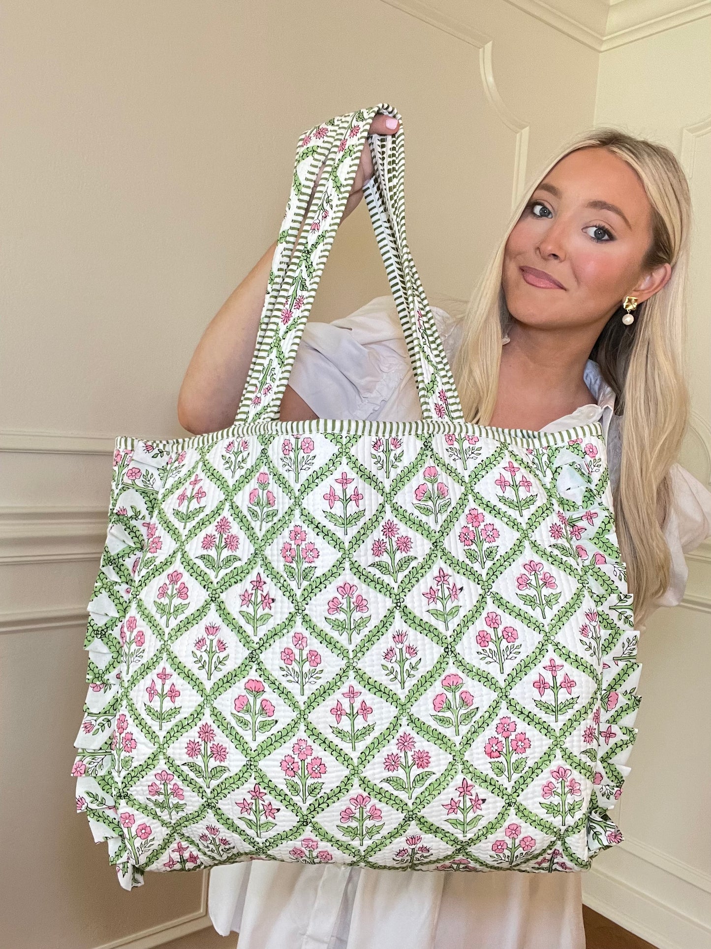 Rosemary Ruffle Tote